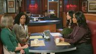 Beyond the Gates: Naomi and her clients| Image Source: CBS